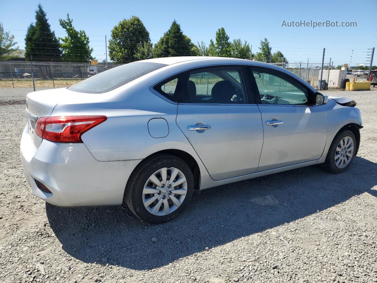 2018 Nissan Sentra S Silver vin: 3N1AB7AP2JY223640