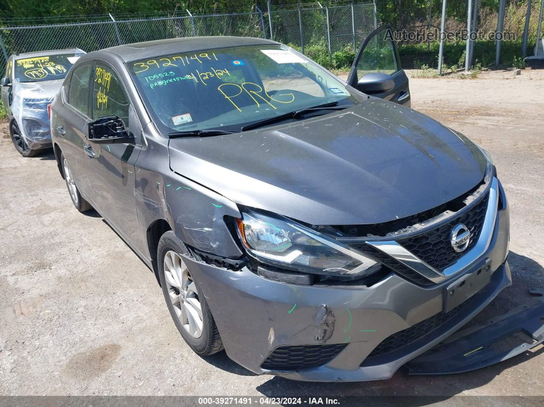 2018 Nissan Sentra Sv Pewter vin: 3N1AB7AP2JY238395