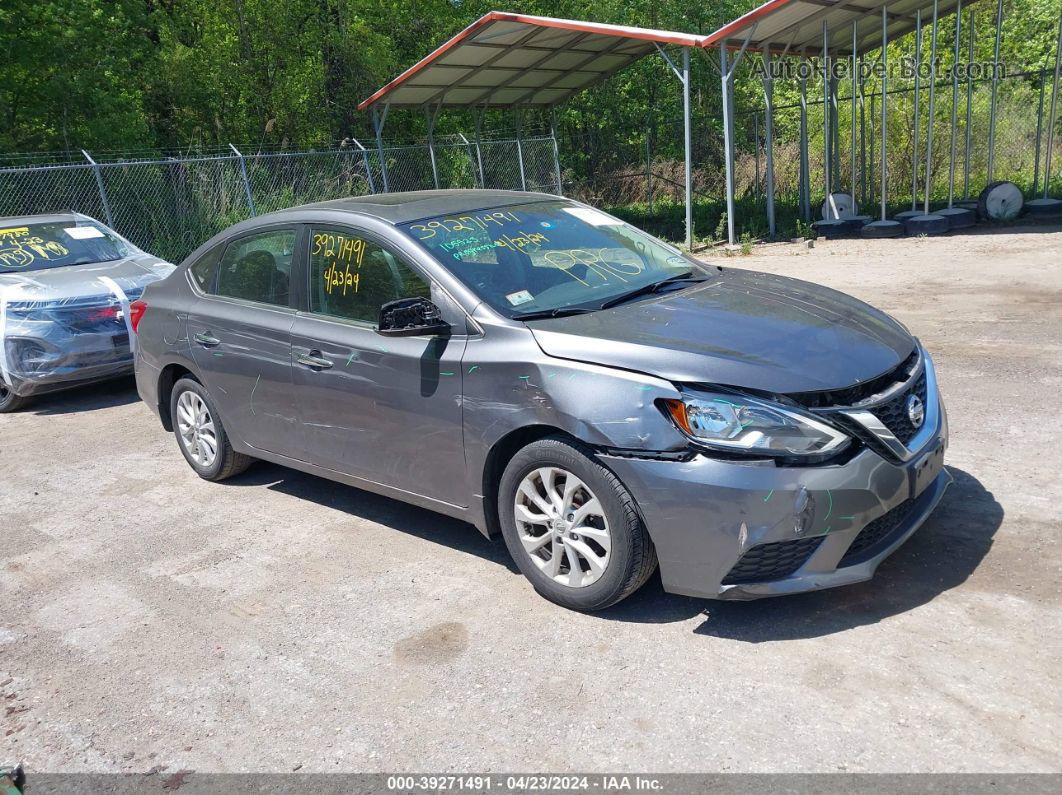 2018 Nissan Sentra Sv Pewter vin: 3N1AB7AP2JY238395