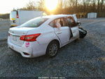 2018 Nissan Sentra Sv White vin: 3N1AB7AP2JY243175