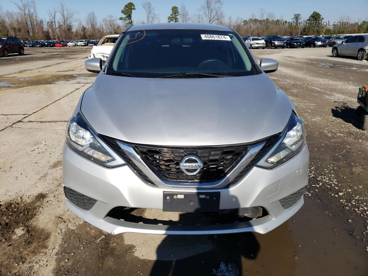 2018 Nissan Sentra S Silver vin: 3N1AB7AP2JY244908