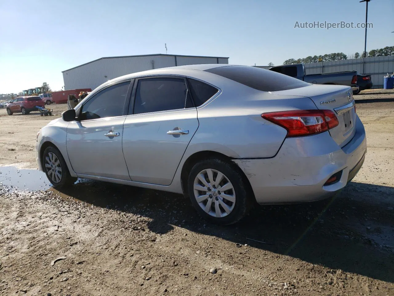 2018 Nissan Sentra S Silver vin: 3N1AB7AP2JY244908