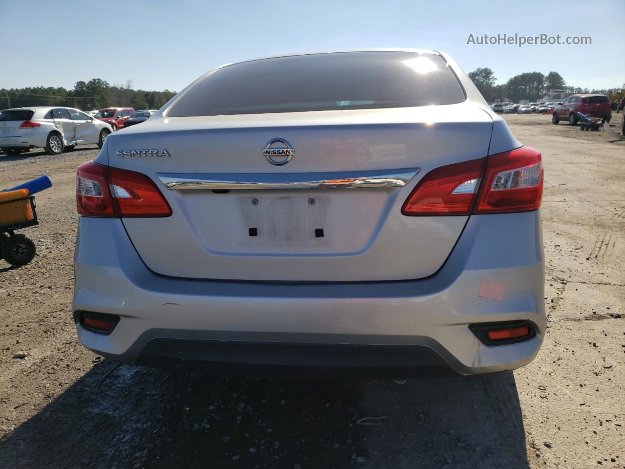 2018 Nissan Sentra S Silver vin: 3N1AB7AP2JY244908