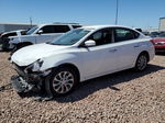 2018 Nissan Sentra S White vin: 3N1AB7AP2JY245525