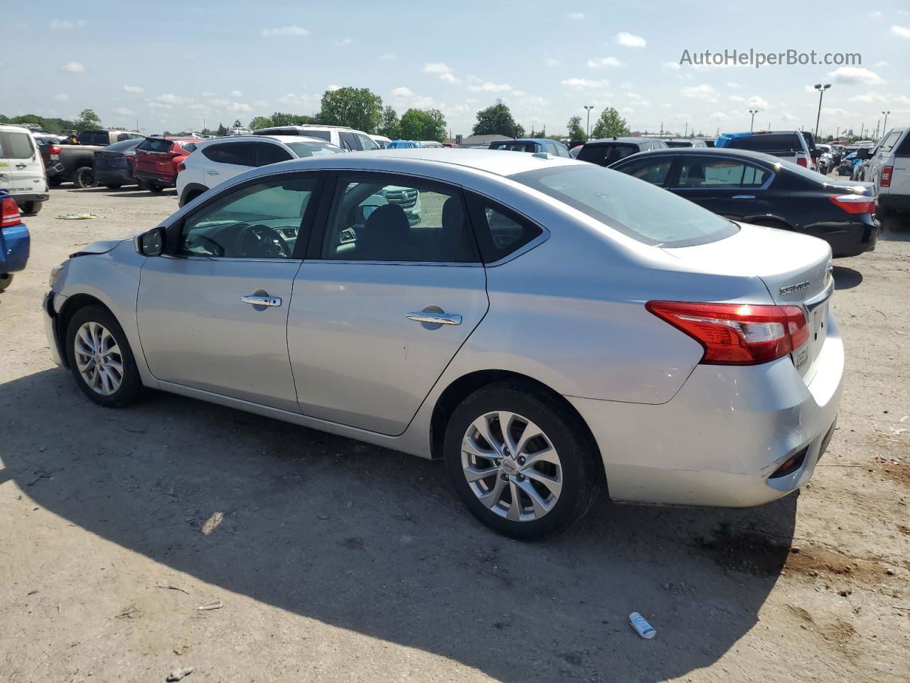 2018 Nissan Sentra S Silver vin: 3N1AB7AP2JY250885