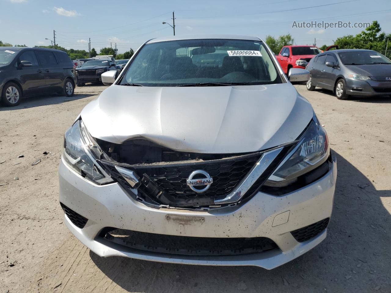 2018 Nissan Sentra S Silver vin: 3N1AB7AP2JY250885