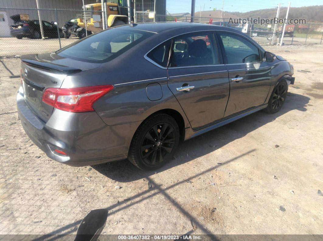 2018 Nissan Sentra Sr Gray vin: 3N1AB7AP2JY253186