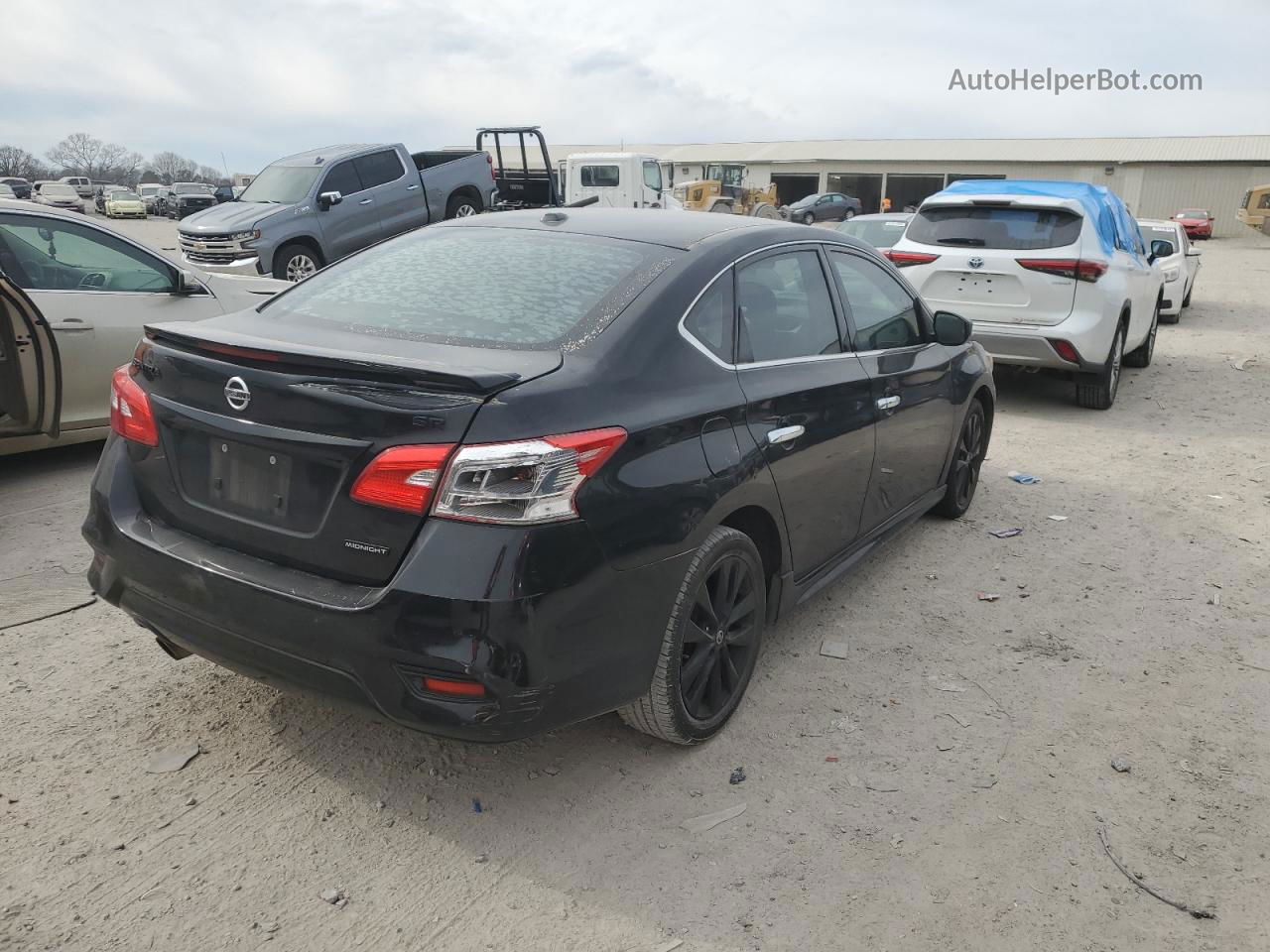 2018 Nissan Sentra S Black vin: 3N1AB7AP2JY267475