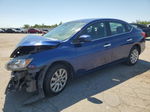 2018 Nissan Sentra S Blue vin: 3N1AB7AP2JY267959