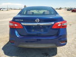 2018 Nissan Sentra S Blue vin: 3N1AB7AP2JY267959