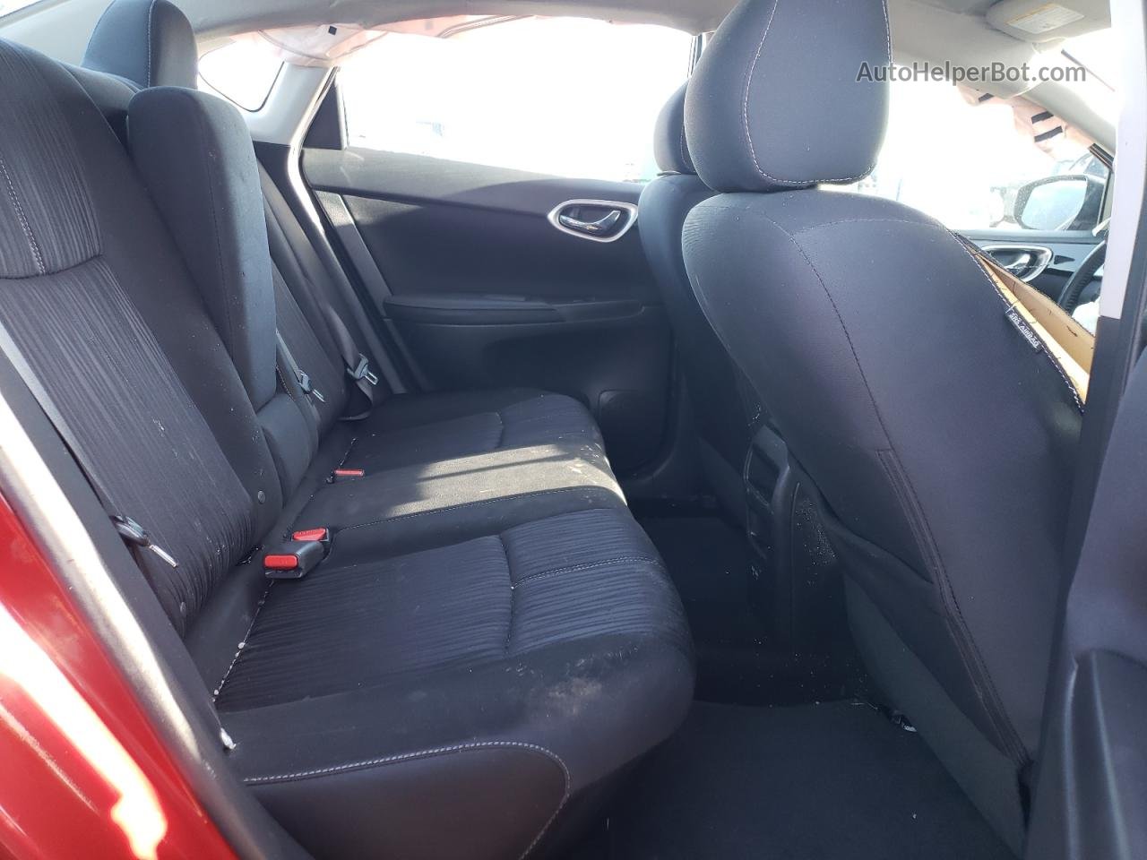 2018 Nissan Sentra S Red vin: 3N1AB7AP2JY283532