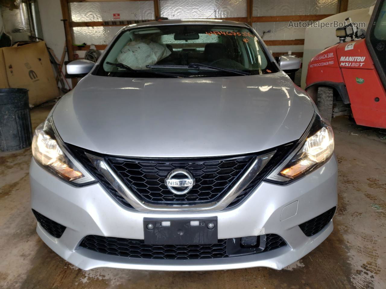 2018 Nissan Sentra S Silver vin: 3N1AB7AP2JY293560