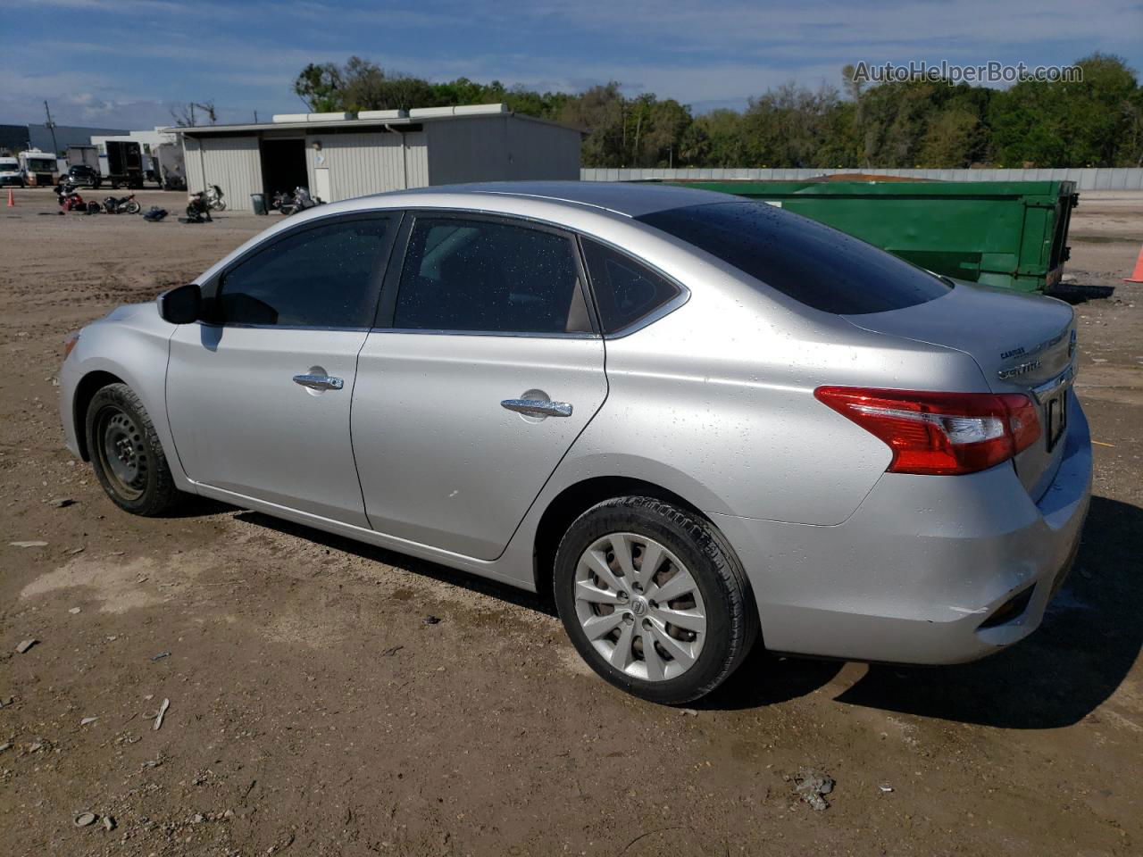 2018 Nissan Sentra S Silver vin: 3N1AB7AP2JY294174