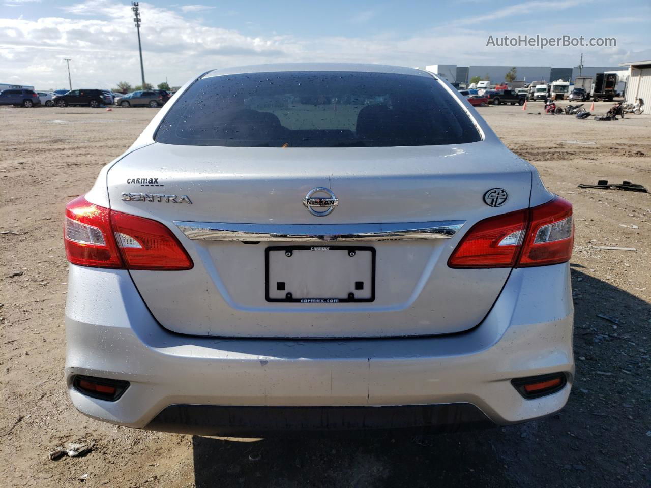 2018 Nissan Sentra S Silver vin: 3N1AB7AP2JY294174