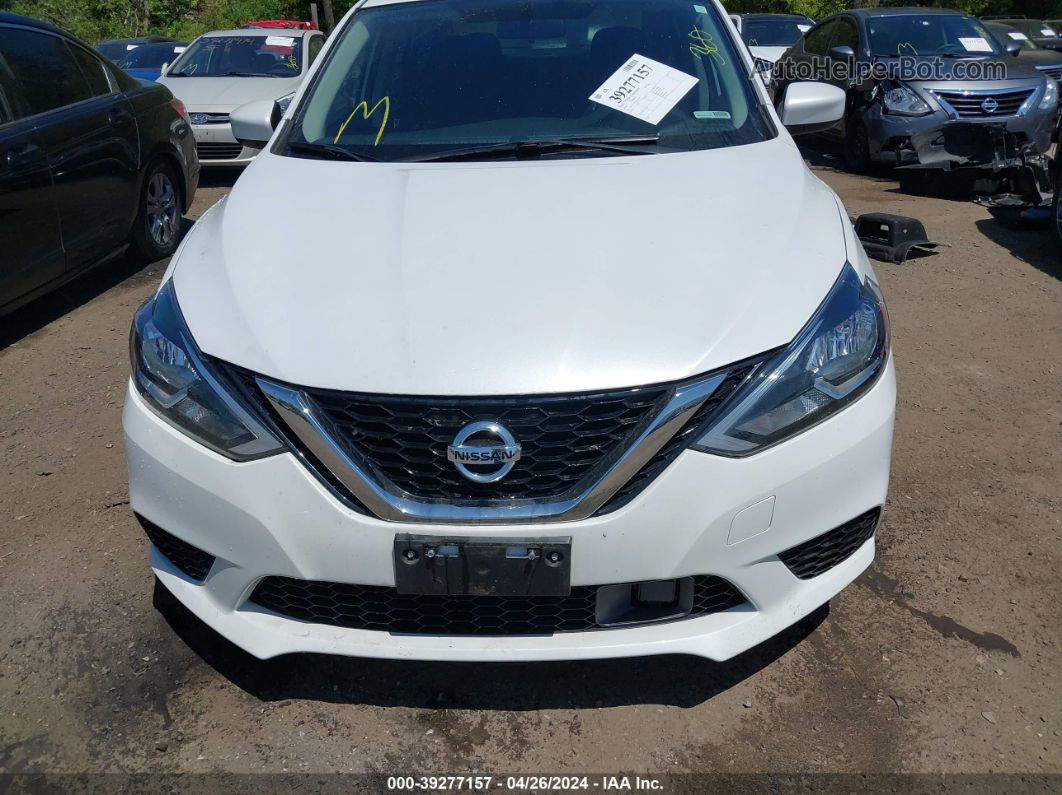 2018 Nissan Sentra Sv White vin: 3N1AB7AP2JY295938