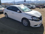 2018 Nissan Sentra S White vin: 3N1AB7AP2JY296328