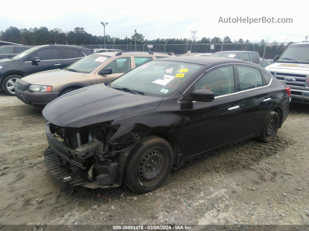 2018 Nissan Sentra S Black vin: 3N1AB7AP2JY306369