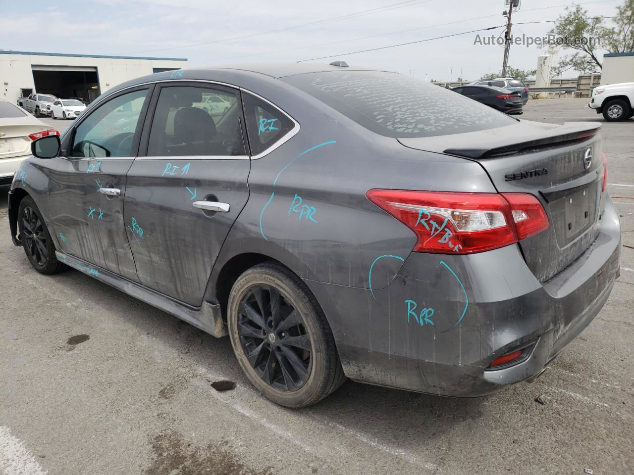 2018 Nissan Sentra S Gray vin: 3N1AB7AP2JY307330