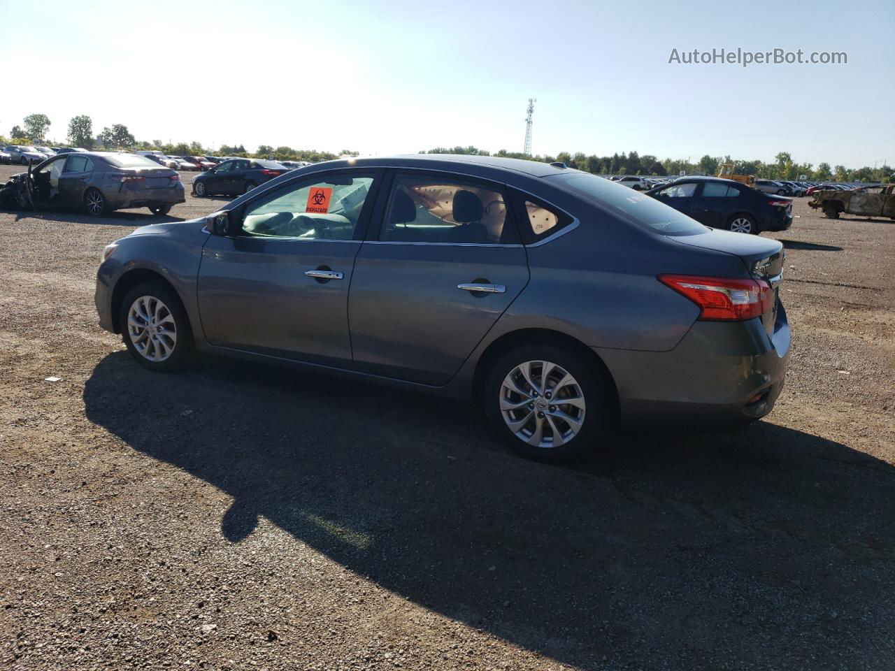 2018 Nissan Sentra S Gray vin: 3N1AB7AP2JY307618