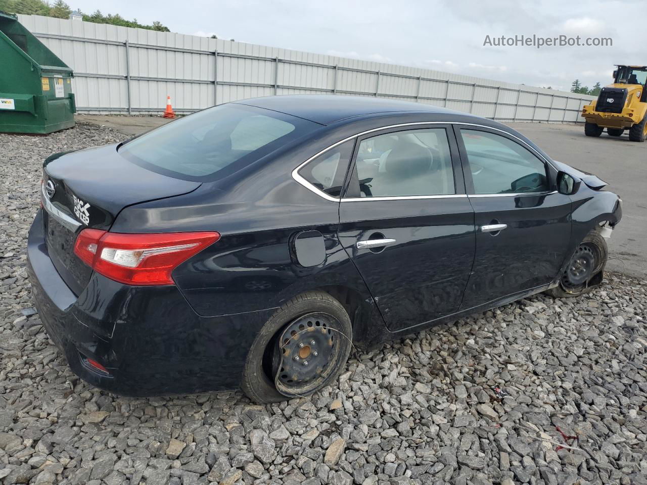 2018 Nissan Sentra S Black vin: 3N1AB7AP2JY307795