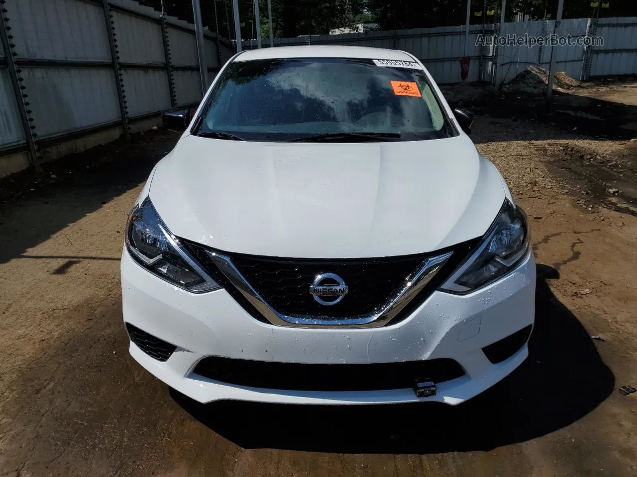 2018 Nissan Sentra S White vin: 3N1AB7AP2JY312995