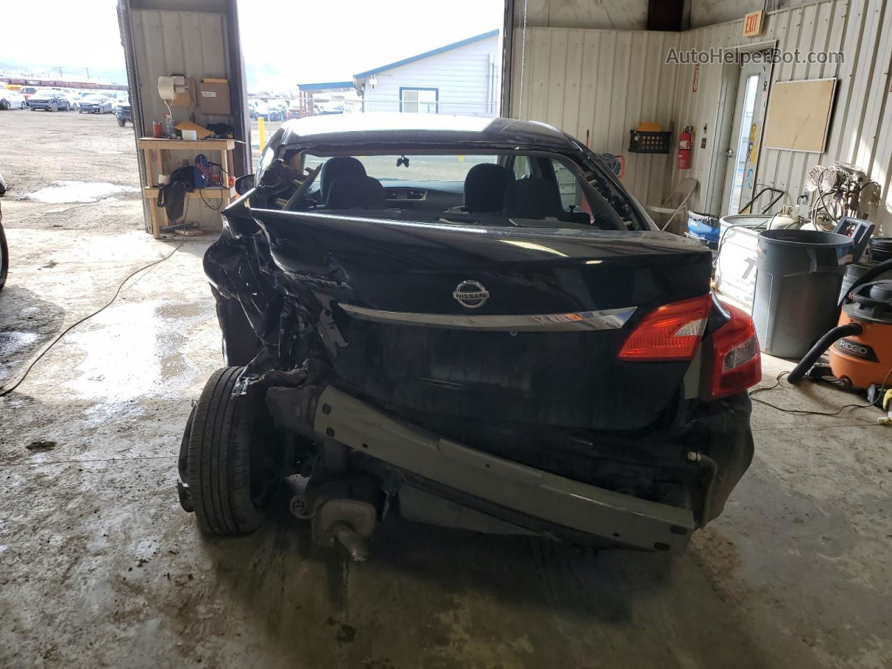 2018 Nissan Sentra S Black vin: 3N1AB7AP2JY313192