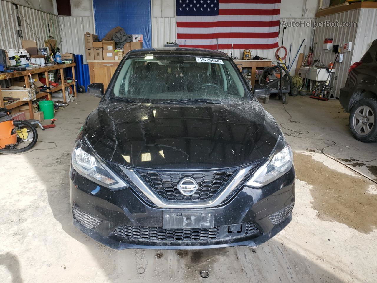 2018 Nissan Sentra S Black vin: 3N1AB7AP2JY313192