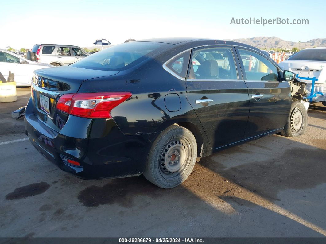 2018 Nissan Sentra S Черный vin: 3N1AB7AP2JY327772