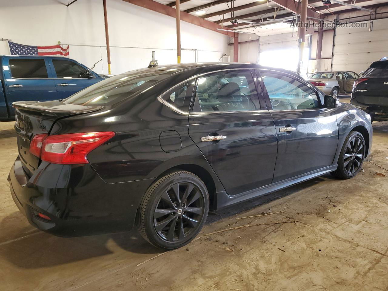 2018 Nissan Sentra S Black vin: 3N1AB7AP2JY341896