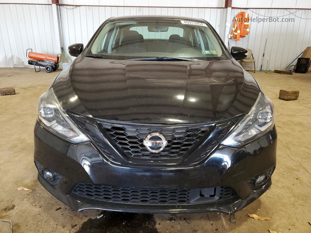 2018 Nissan Sentra S Black vin: 3N1AB7AP2JY341896