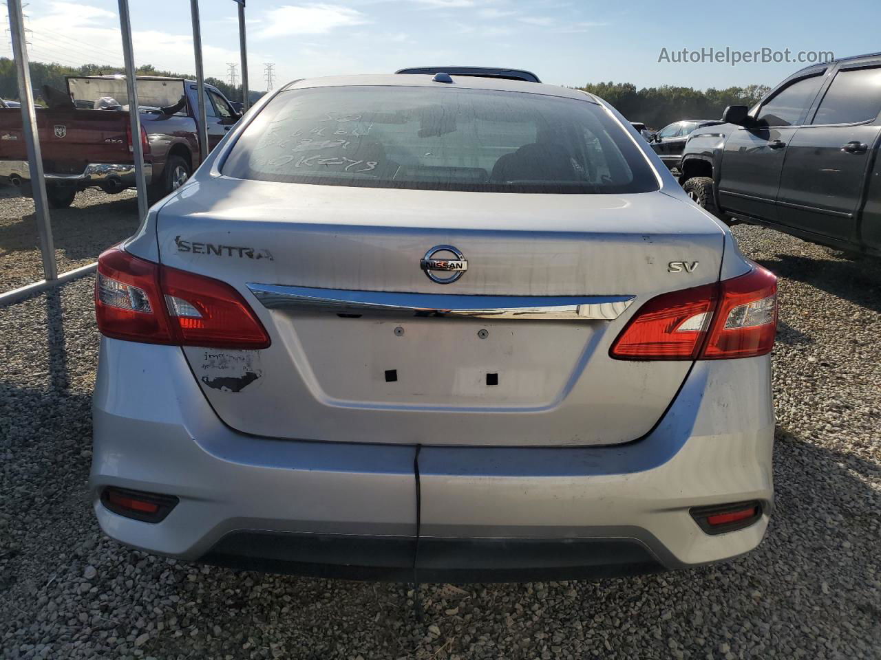 2018 Nissan Sentra S Silver vin: 3N1AB7AP2JY343471