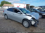 2019 Nissan Sentra S Silver vin: 3N1AB7AP2KY205303