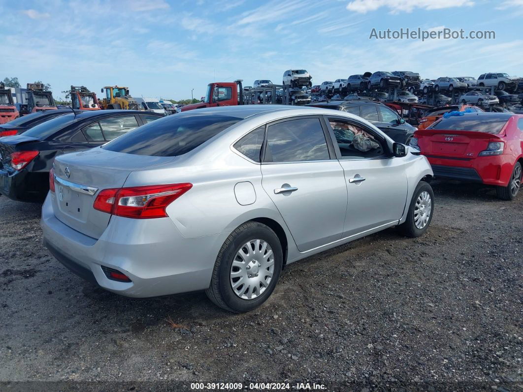 2019 Nissan Sentra S Silver vin: 3N1AB7AP2KY205303