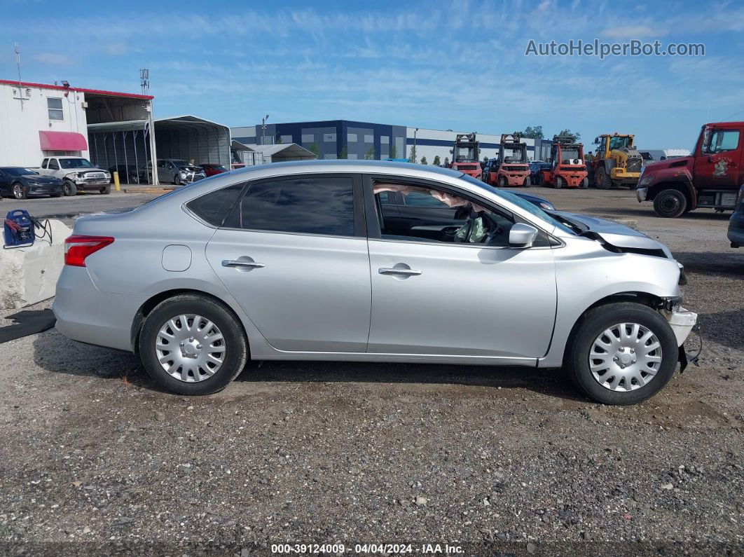 2019 Nissan Sentra S Silver vin: 3N1AB7AP2KY205303