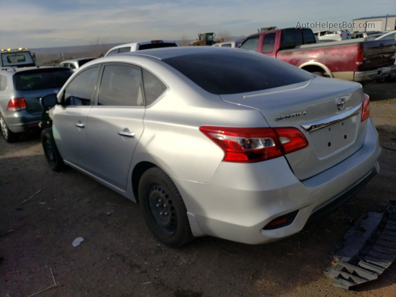 2019 Nissan Sentra S Silver vin: 3N1AB7AP2KY211117