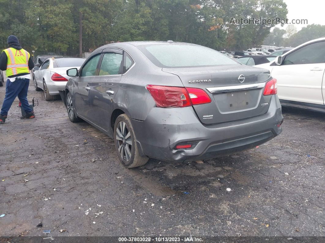 2019 Nissan Sentra Sv Gray vin: 3N1AB7AP2KY216950