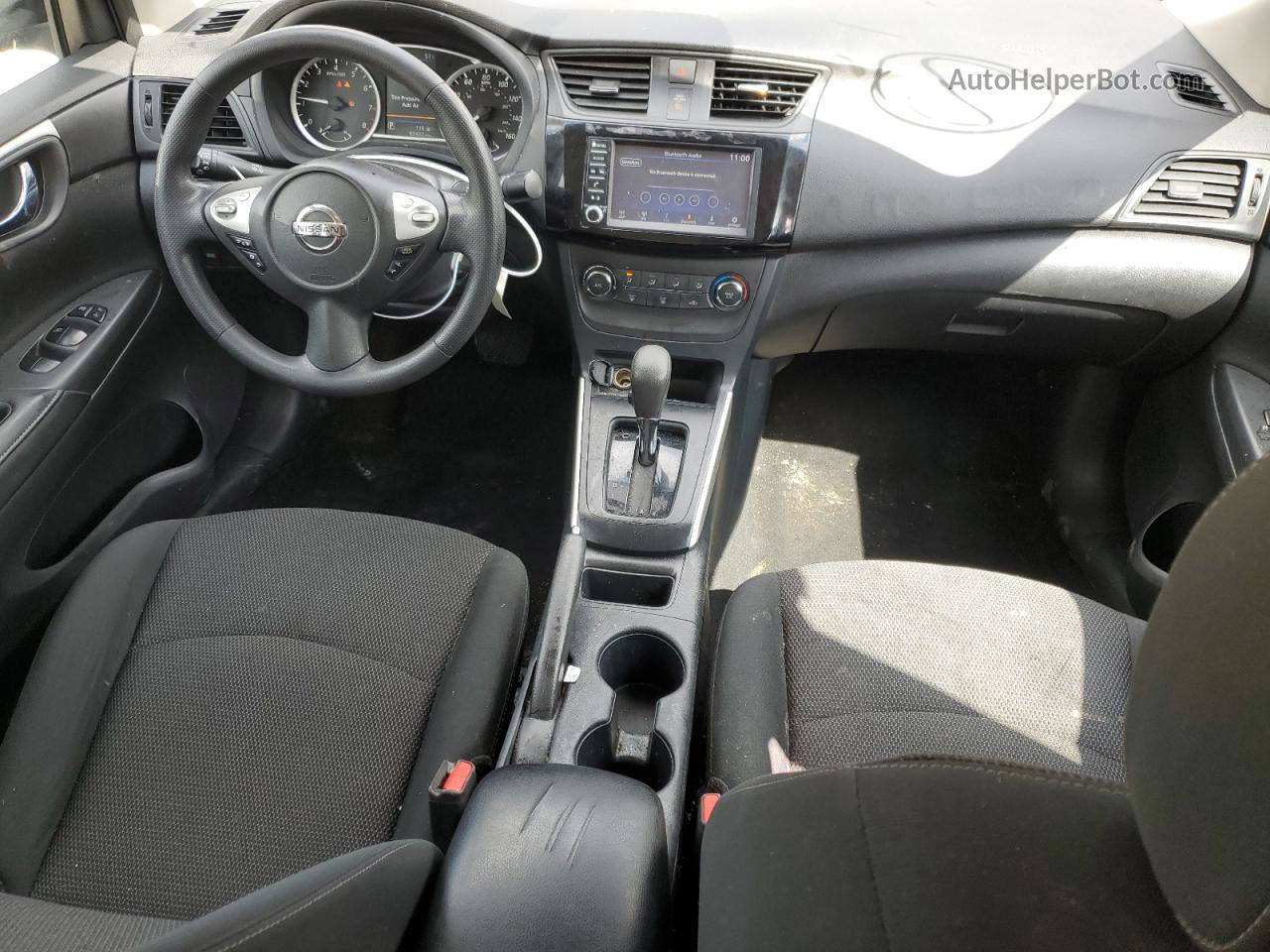 2019 Nissan Sentra S Черный vin: 3N1AB7AP2KY233893