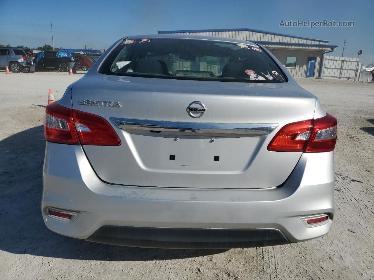 2019 Nissan Sentra S Silver vin: 3N1AB7AP2KY243467