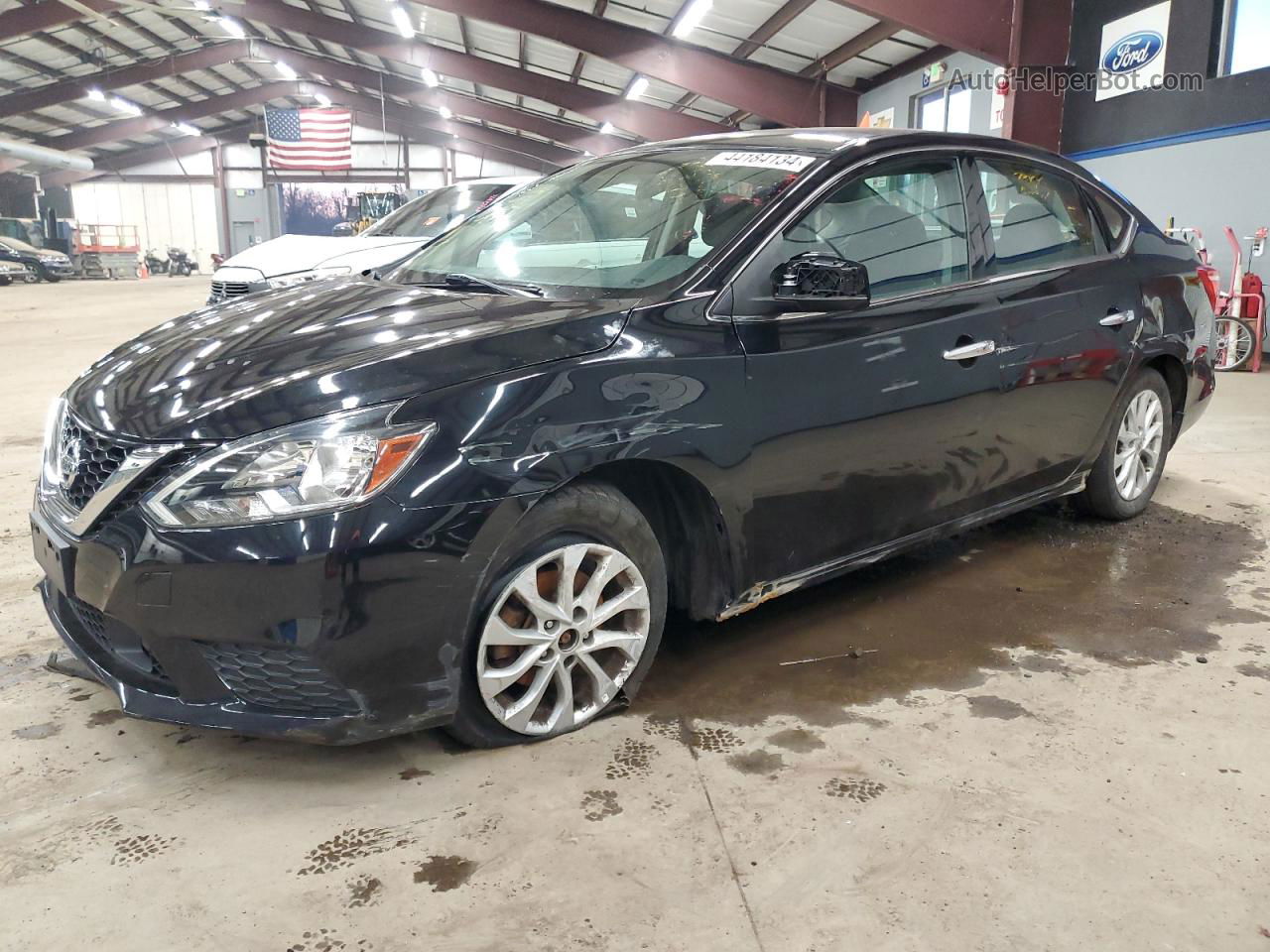 2019 Nissan Sentra S Черный vin: 3N1AB7AP2KY254064