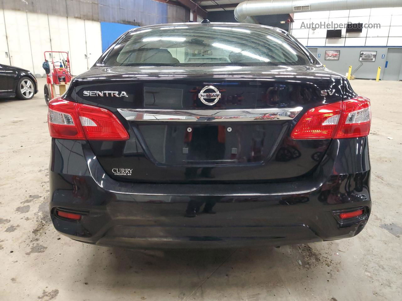 2019 Nissan Sentra S Черный vin: 3N1AB7AP2KY254064