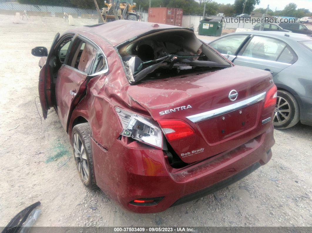 2019 Nissan Sentra Sv Red vin: 3N1AB7AP2KY255666