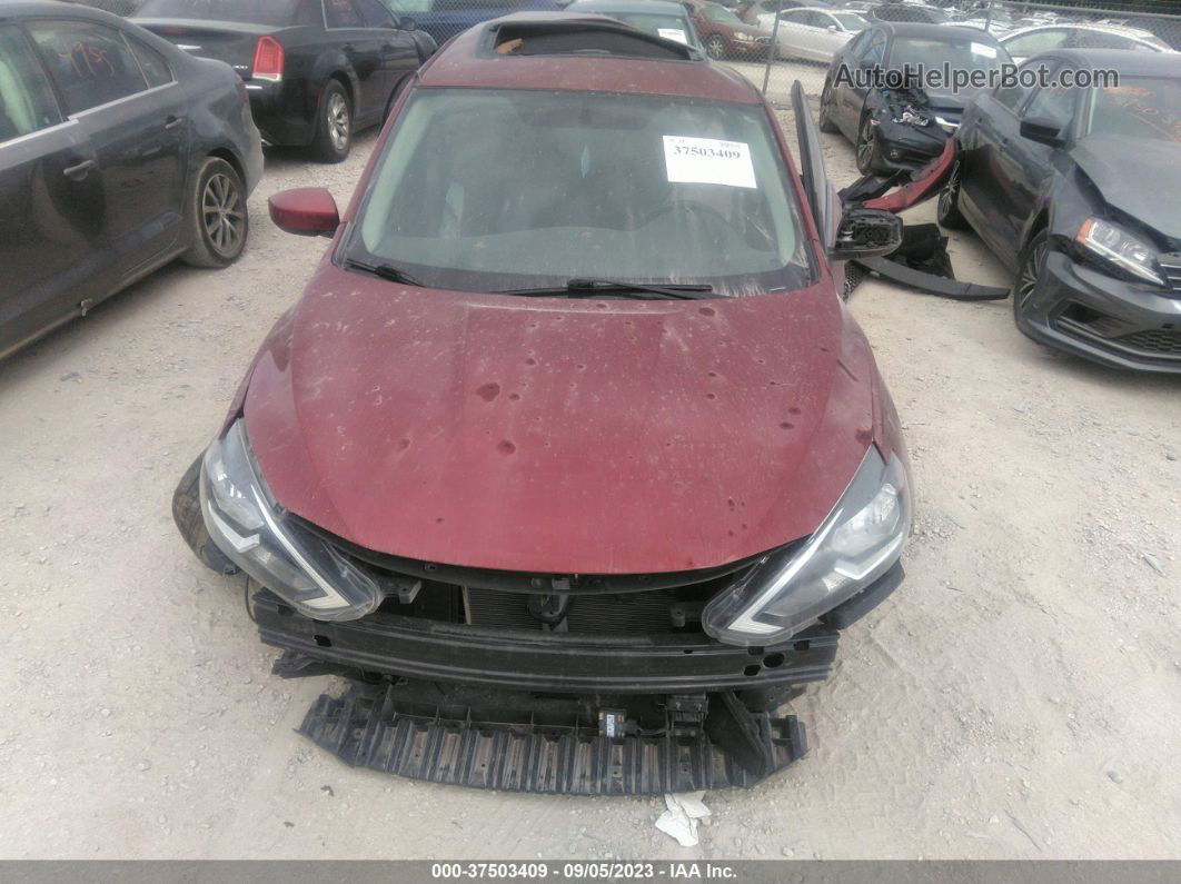 2019 Nissan Sentra Sv Red vin: 3N1AB7AP2KY255666