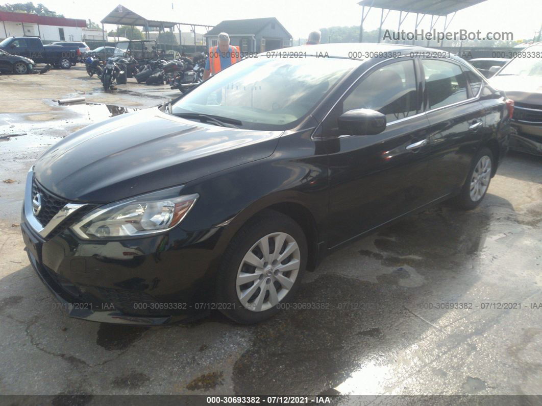 2019 Nissan Sentra S Black vin: 3N1AB7AP2KY256820