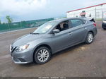 2019 Nissan Sentra Sv Gray vin: 3N1AB7AP2KY258227