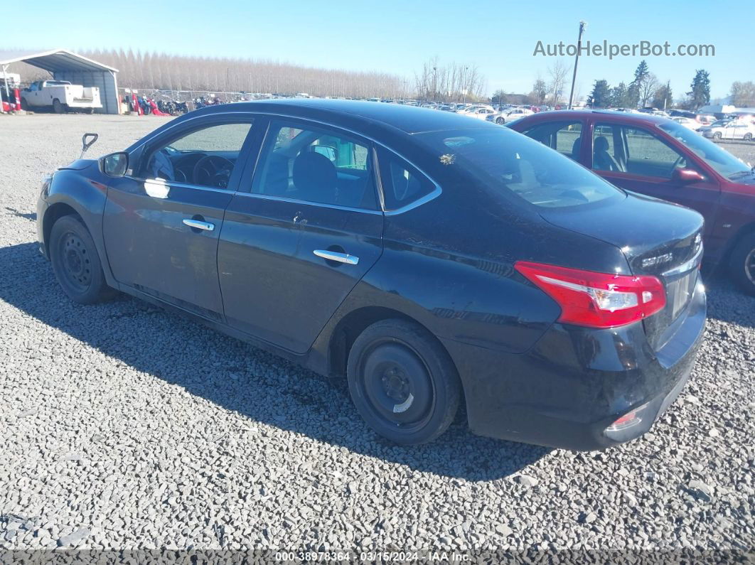 2019 Nissan Sentra S Черный vin: 3N1AB7AP2KY263377