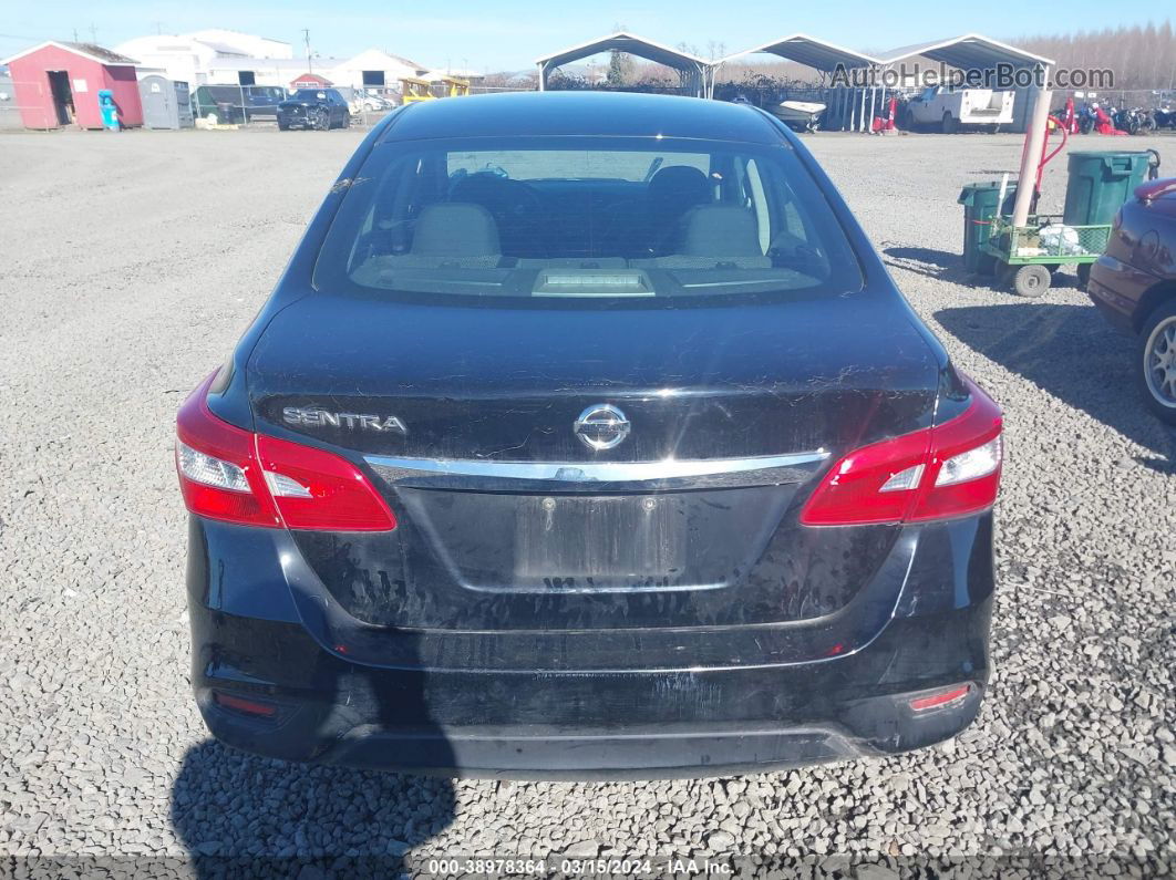 2019 Nissan Sentra S Black vin: 3N1AB7AP2KY263377