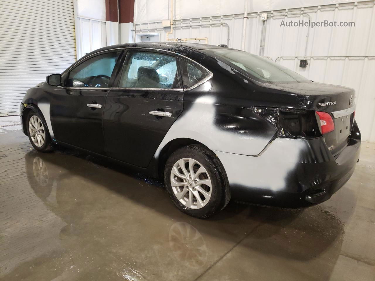 2019 Nissan Sentra S Черный vin: 3N1AB7AP2KY266117