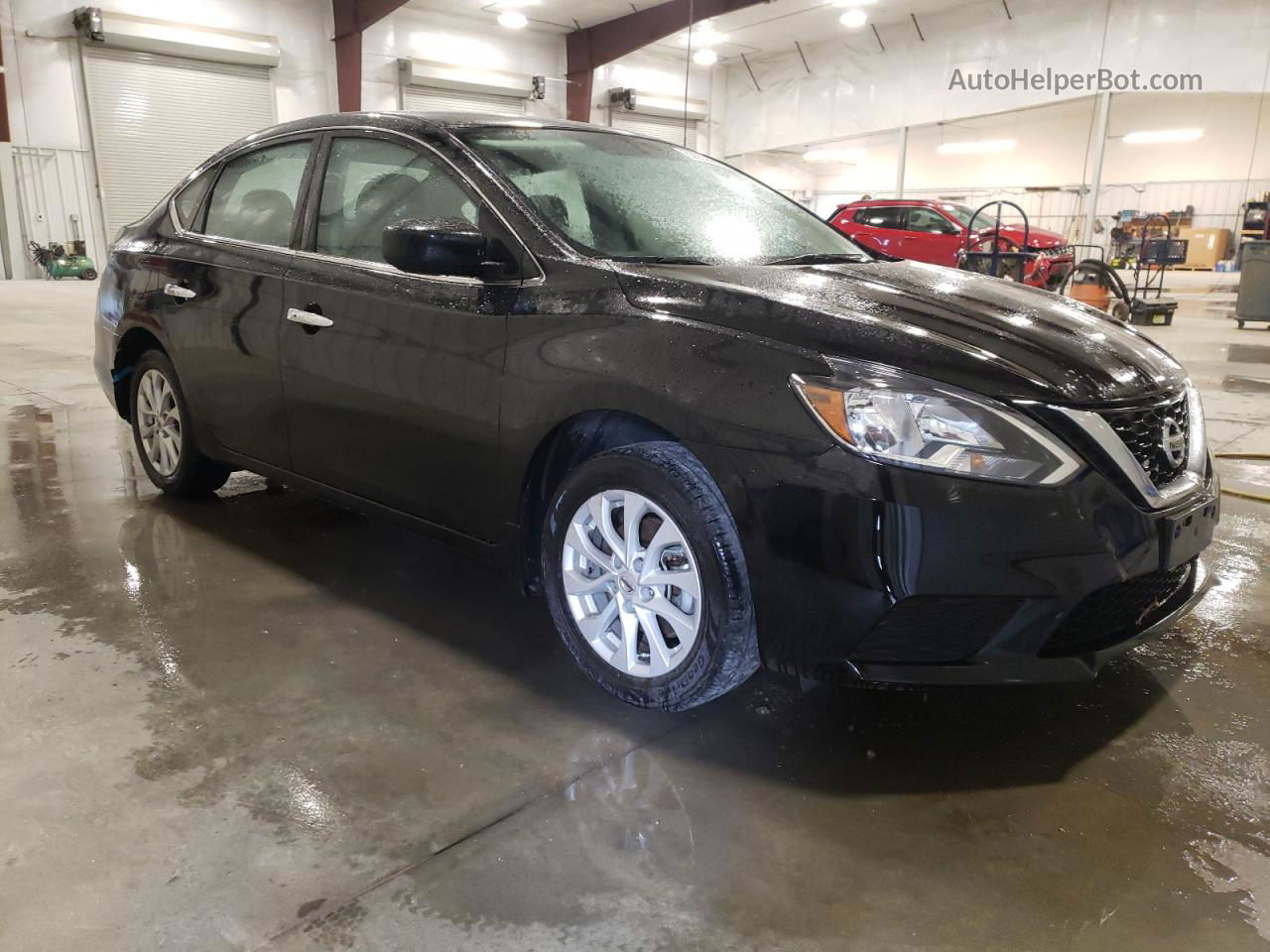 2019 Nissan Sentra S Black vin: 3N1AB7AP2KY266117