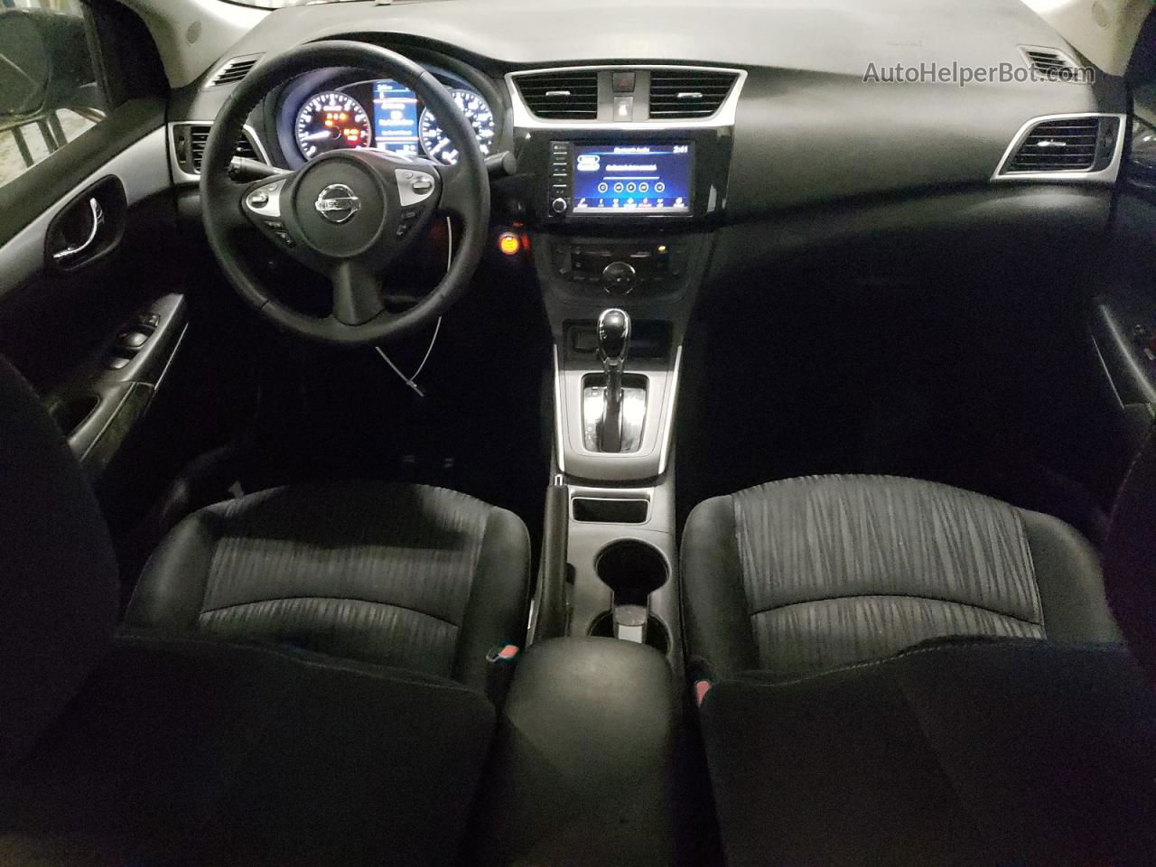 2019 Nissan Sentra S Черный vin: 3N1AB7AP2KY266117