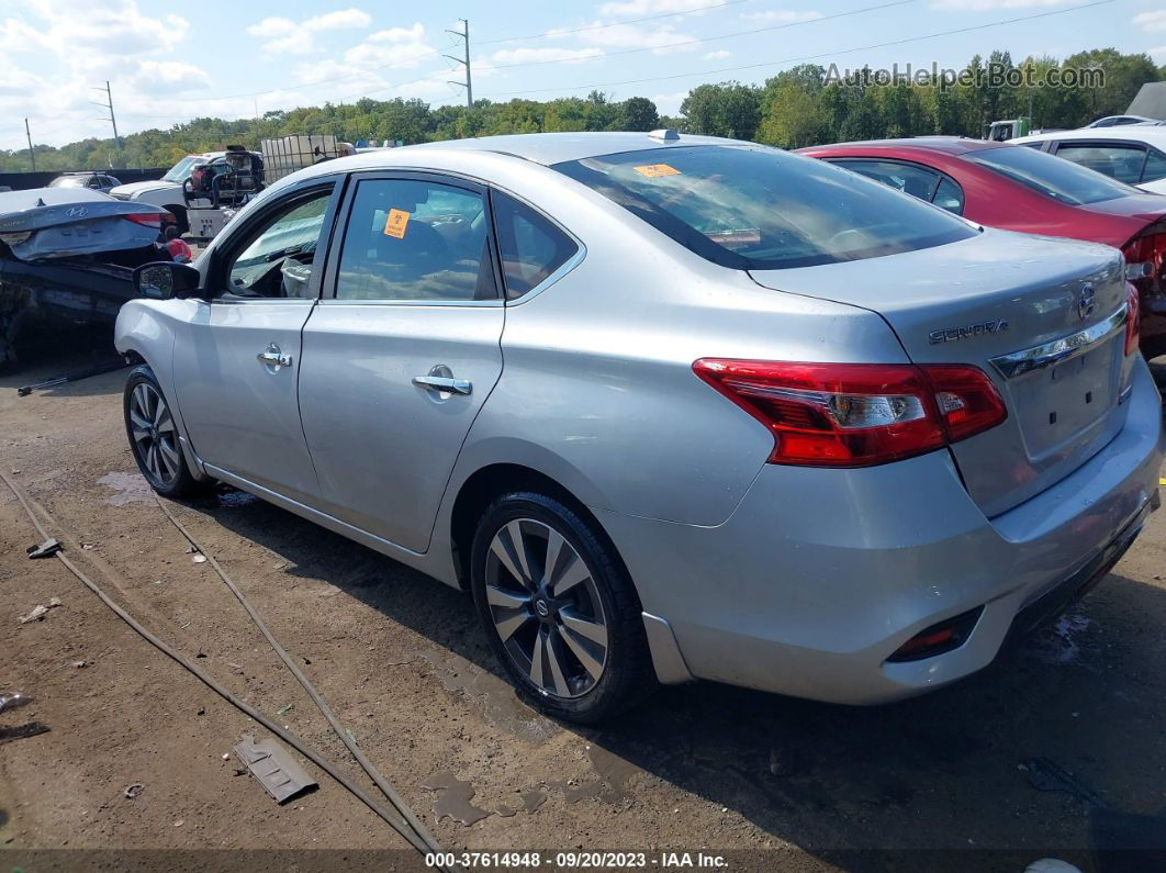 2019 Nissan Sentra Sv Серебряный vin: 3N1AB7AP2KY284634